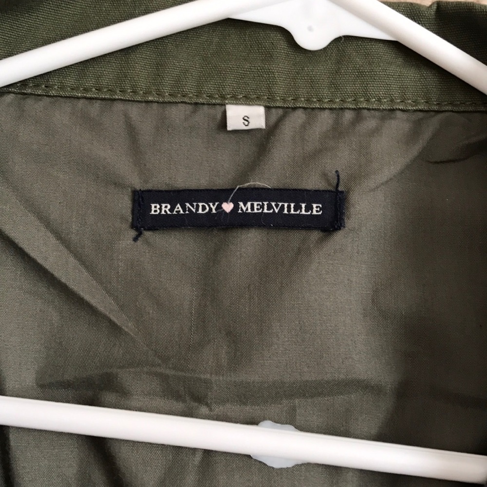 Brandy Melville Shaine olive jacket - Picture 4 of 4
